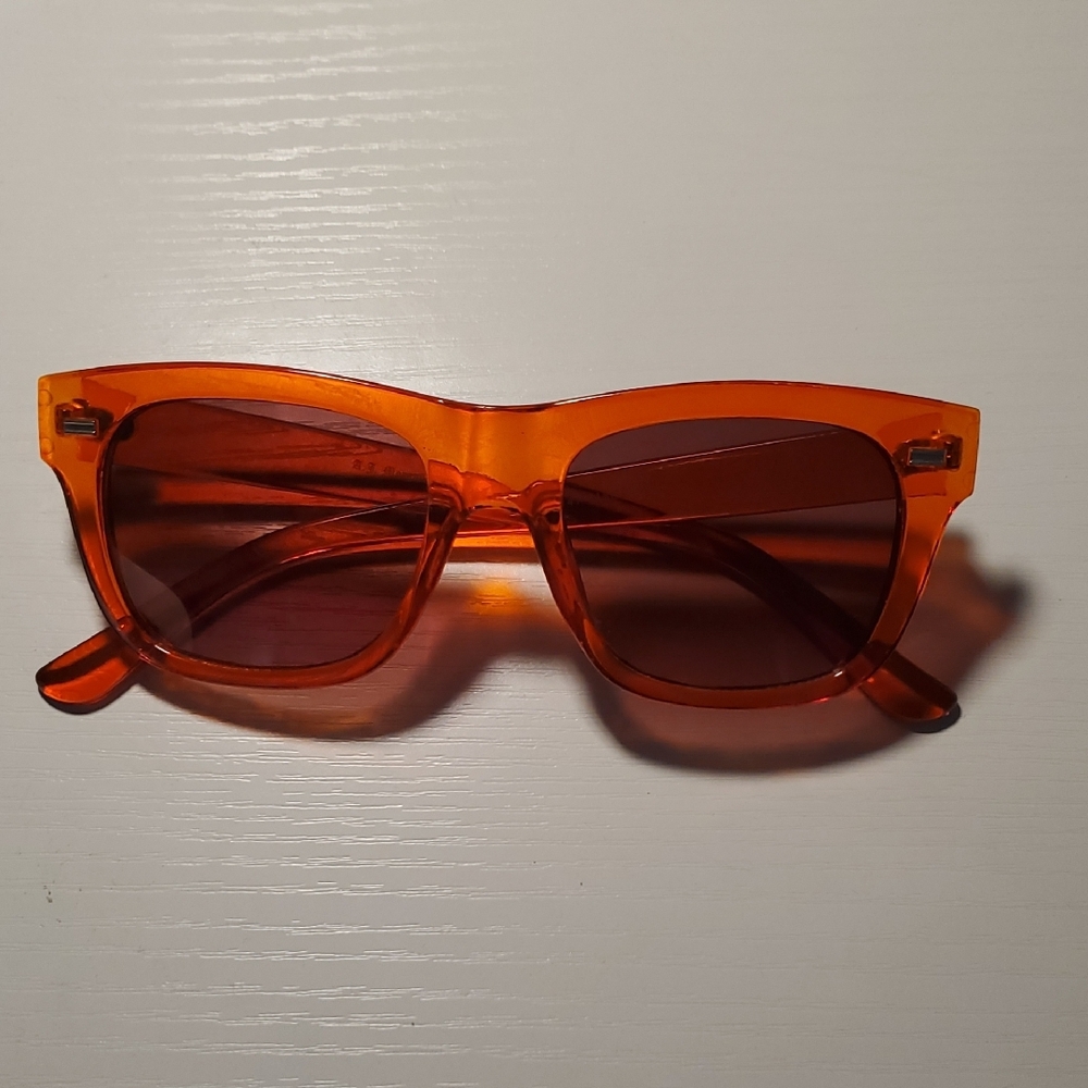 Trendy Orange Sunglasses